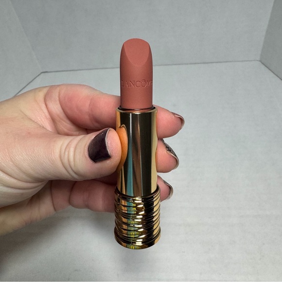 New Lancôme L'Absolu Rouge Intimatte Lipstick in Unspoken Feelings Nude Brown - Picture 6 of 8